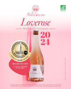 Médaille or Loverose